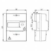 Счетчик однофазный многотарифный CE207 R7.849.2.OP.QUVLF PL03 5-80А оптопорт,PLC DIN-рейка 5 модулей