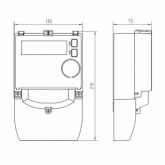 Электросчетчик Меркурий 204 ARTM2-02 POB.G 1ф многотарифный Московское время GSM М0000048445