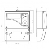Счетчик трехфазный многотарифный CE308 S31.543.OAG.SYUVJLFZGS01 SPDS GSM.Ethernet.RS485.PLC-II 5-10А