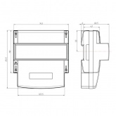 Счетчик трехфазный многотарифный Энергомера CE307 R33 146.O 3ф 5-100А класс 1.0 оптопорт DIN