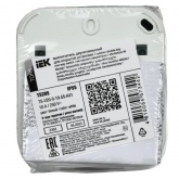 Выключатель 2-клавишный ИЭК TORS TS205 10А IP55 серо-белый