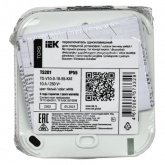 Переключатель 1-клавишный ИЭК TORS TS201 10А IP55 серо-белый