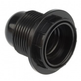 Патрон Е27 с прижимным кольцом карболитовый