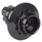 Патрон Е14 с прижимным кольцом карболитовый