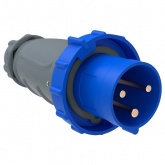 Вилка переносная ИЭК MAGNUM ССИ-033 63А-6ч/200-250В 2Р+РЕ IP67