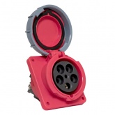 Розетка стационарная внутренняя угловая EKF PROxima 4452 3Р+РЕ+N 125А 380В IP67