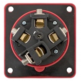 Розетка стационарная внутренняя угловая EKF PROxima 4442 3Р+РЕ 125А 380В IP67