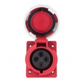 Розетка стационарная внутренняя угловая EKF PROxima 4142 3Р+РЕ 16А 380В IP67