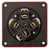 Розетка стационарная внутренняя EKF PROxima 3442 3Р+РЕ 125А 380В IP67