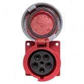 Розетка стационарная внутренняя EKF PROxima 3352 3Р+РЕ+N 63А 380В IP67