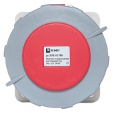 Розетка стационарная внутренняя EKF PROxima 3342 3Р+РЕ 63А 380В IP67