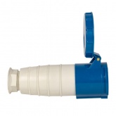 Розетка переносная EKF PROxima 233 2Р+РЕ 63А 220В IP67