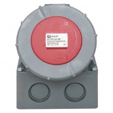 Розетка стационарная наружная EKF PROxima 1342 3Р+РЕ 63А 380В IP67