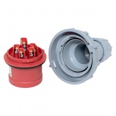 Вилка переносная EKF PROxima 0252 3Р+РЕ+N 32А 380В IP67