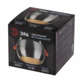 Светильник встраиваемый декоративный ЭРА KL81 SN под лампу GX53 сатин никель