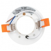 Светильник встраиваемый декоративный ЭРА KL82 WH белый под лампу GX53