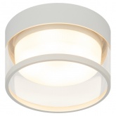 Светильник встраиваемый декоративный ЭРА KL82 WH белый под лампу GX53