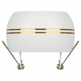 Светильник встраиваемый декоративный ЭРА KL81 WH/GD белый/золото под лампу GX53