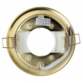 Светильник встраиваемый ЭРА под лампу GX53 KL35 GD /1 (к) 220V 13W золото