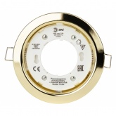 Светильник встраиваемый ЭРА под лампу GX53 KL35 GD /1 (к) 220V 13W золото