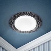 Светильник встраиваемый декоративный ЭРА KL 76 AL/BK/1 черный под лампу GX53 (5056396225126)