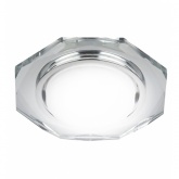 Светильник декоративный ЭРА DK81 SL под лампу GX53, 220V, многогранный, зеркальный хрусталь