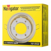 Светильник Navigator 93 066 NGX-R10-002-GX53 2 кольца, 2 цвета золото-хром