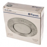 Светильник встраиваемый Feron DL4120 потолочный GX53 прозрачный, хром
