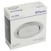 Светильник встраиваемый Feron DL388 потолочный GX53 белый