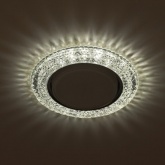 Декоративный светильник ЭРА DK LD26 SL/WH GX53 со светодиодной подсветкой, прозрачный