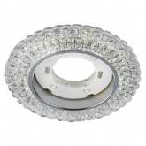 Светильник встраиваемый TDM СВ 03-14 GX53 230В LED подсветка 5 Вт зеркальный/хром