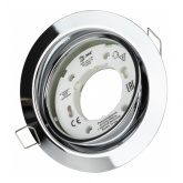 Светильник ЭРА KL35 A CH /1 под лампу Gx53 поворотный 13W 220V хром