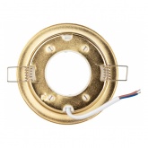 Светильник ЭРА KL70 GD /1 тонкий, золото под лампу Gx53