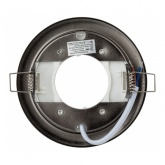 Светильник ЭРА KL35 BK /1 черный металл под лампу Gx53 (5056396233428)