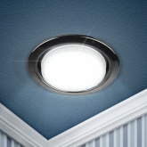 Светильник ЭРА KL35 BK /1 черный металл под лампу Gx53 (5056396233428)