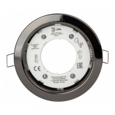 Светильник ЭРА KL35 BK /1 черный металл под лампу Gx53 (5056396233428)