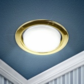 Светильник ЭРА KL35 GD ECO под лампу GX53, 220V, золото