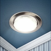 Светильник ЭРА KL35 SN ECO под лампу GX53, 220V, сатин никель