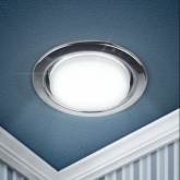 Светильник ЭРА KL35 CH ECO под лампу GX53, 220V, хром