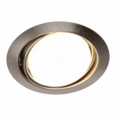 Светильник ЭРА KL35 А SCH под лампу GX53, 220V, поворотный, сатин хром