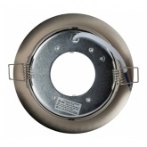 Светильник ЭРА KL35 А SCH под лампу GX53, 220V, поворотный, сатин хром