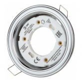 Светильник ЭРА KL35 SL/CH под лампу GX53, 220V, серебро/хром