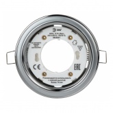 Светильник ЭРА KL35 SL/CH под лампу GX53, 220V, серебро/хром