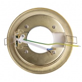 Светильник встраиваемый TDM СВ 01-07 GX70-H5, 220 В, 50 Гц, без рефл., золото,