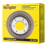 Светильник Navigator 93 034 NGX-R5-005-GX53 поворотный черный хром