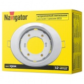 Светильник Navigator 93 028 NGX-O1-003-GX53 эллипс хром