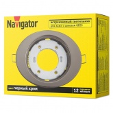 Светильник Navigator 93 029 NGX-O1-005-GX53 эллипс черный хром