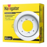 Светильник встраиваемый точечный Navigator 61 388 NGX-R1-001-GX70 металл белый