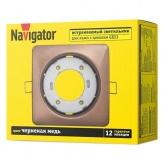 Светильник Navigator 93 024 NGX-S2-006-GX53 квадрат черненая медь