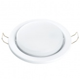 Светильник встраиваемый Feron DL53 потолочный GX53 белый матовый, без лампы D106x20mm